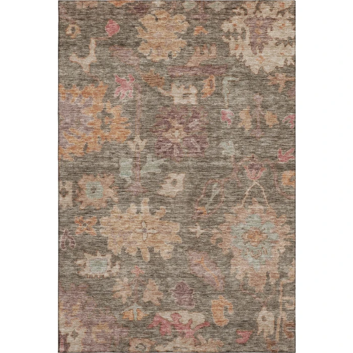 Addison Mayfield Brown AMF1108 - 8ft. Round Rug
