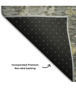 Addison Mayfield Gray AMF1108 - 8ft. Round Rug