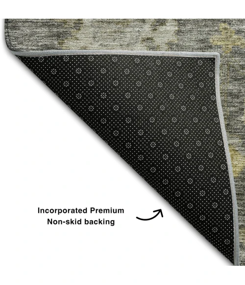 Addison Mayfield Gray AMF1108 - 8ft. Round Rug