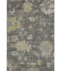 Addison Mayfield Gray AMF1108 - 8ft. Round Rug
