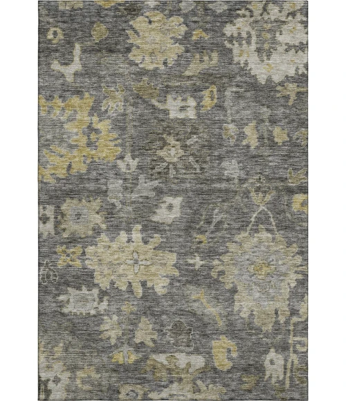 Addison Mayfield Gray AMF1108 - 8ft. Round Rug