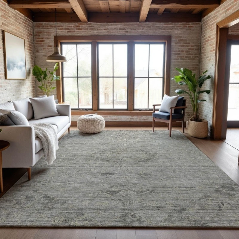 Addison Mayfield Gray AMF1111 5ft. x 7ft. 6in. Rect. Rug