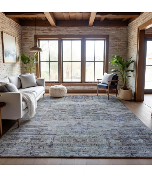 Addison Mayfield Brown AMF1112 - 8ft. Round Rug