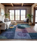 Addison Mayfield Blue AMF1114 - 8ft. Round Rug