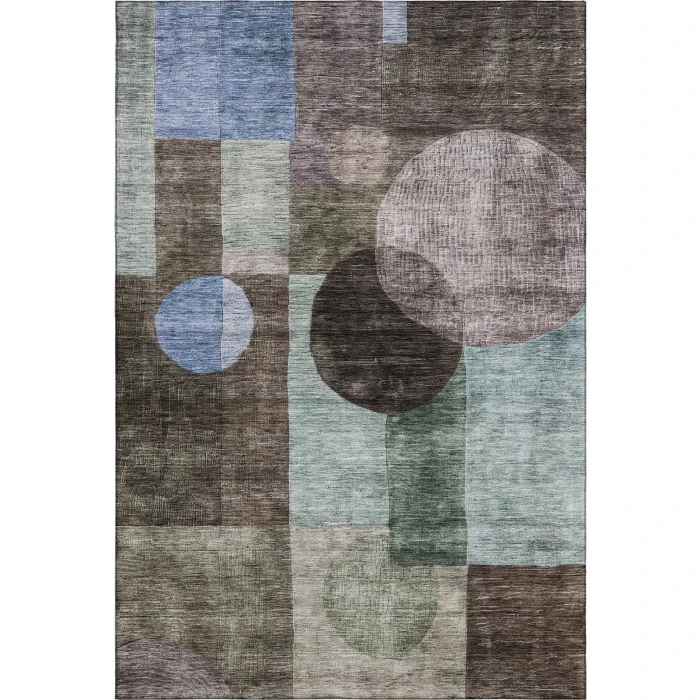 Addison Mayfield Brown AMF1114 - 8ft. Round Rug
