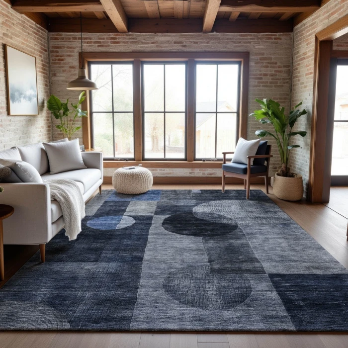 Addison Mayfield Blue AMF1114 5ft. x 7ft. 6in. Rect. Rug