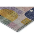 Addison Mayfield Purple AMF1116 - 8ft. Round Rug