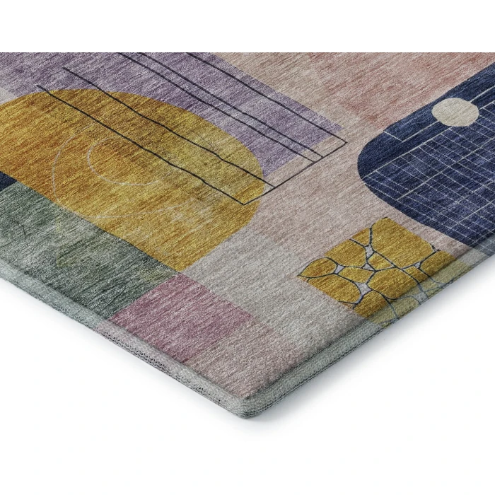 Addison Mayfield Purple AMF1116 - 8ft. Round Rug