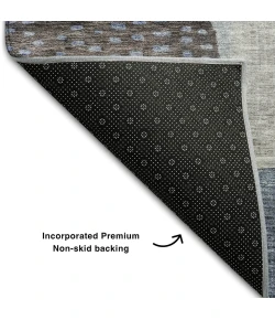 Addison Mayfield Blue AMF1117 - 8ft. Round Rug