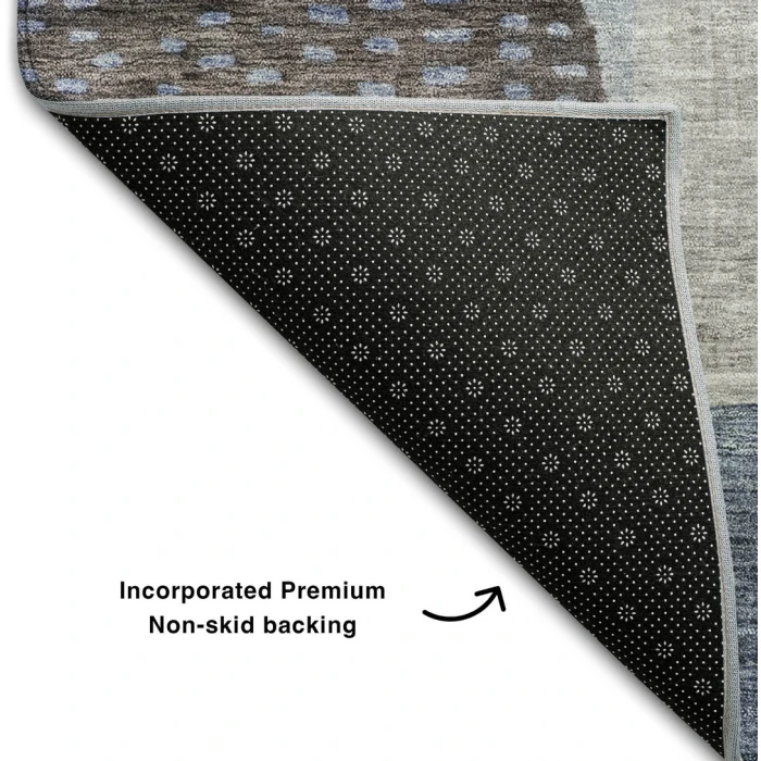 Addison Mayfield Blue AMF1117 - 8ft. Round Rug