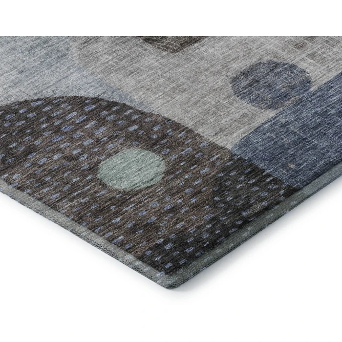 Addison Mayfield Blue AMF1117 - 8ft. Round Rug