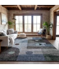 Addison Mayfield Blue AMF1117 - 8ft. Round Rug