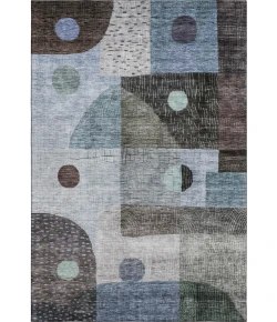Addison Mayfield Blue AMF1117 - 8ft. Round Rug