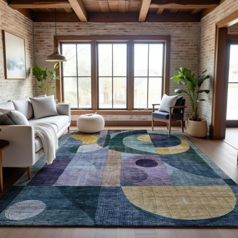Addison Mayfield Blue AMF1118 9ft. x 12ft. Rect. Rug