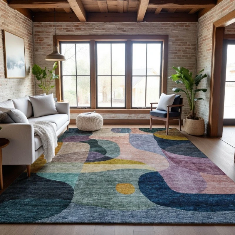 Addison Mayfield Green AMF1119 5ft. x 7ft. 6in. Rect. Rug
