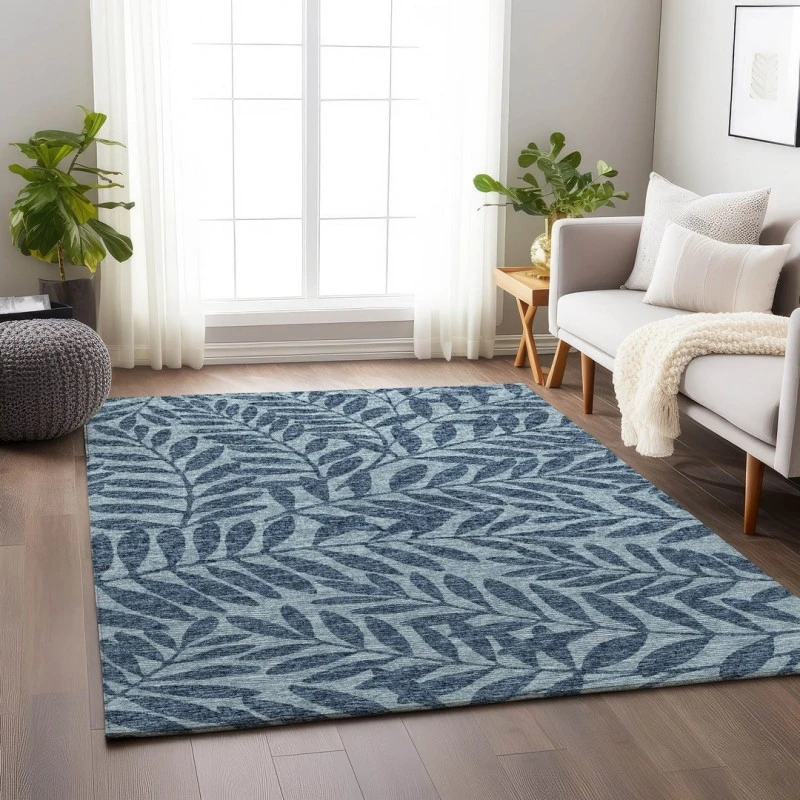 Addison Mayfield Blue AMF111 - 8ft. Round Rug