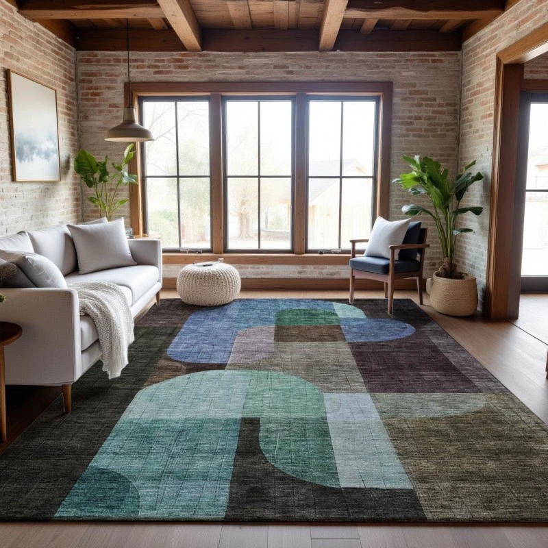 Addison Mayfield Brown AMF1122 5ft. x 7ft. 6in. Rect. Rug
