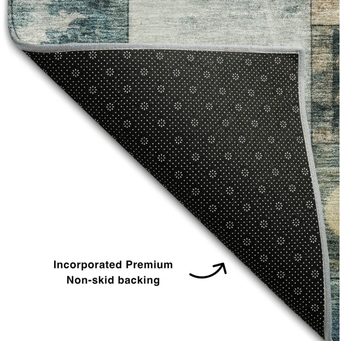 Addison Mayfield Teal AMF1123 9ft. x 12ft. Rect. Rug