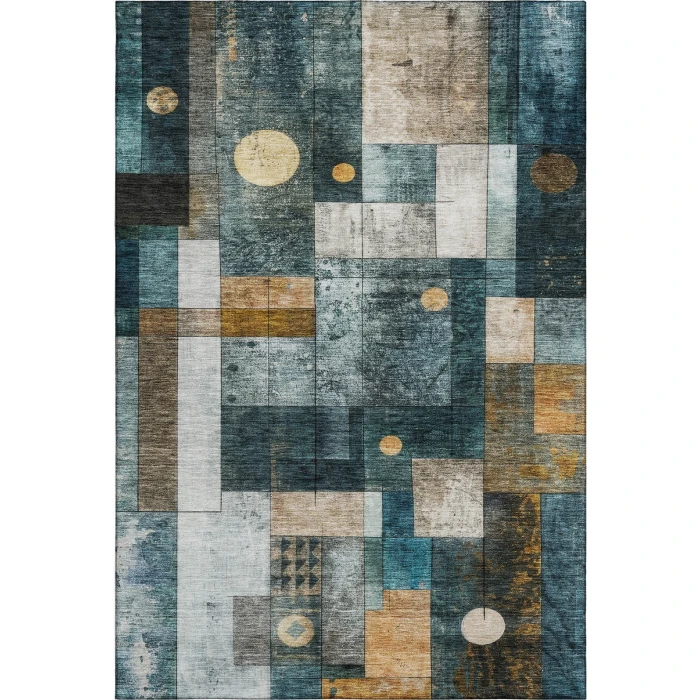 Addison Mayfield Teal AMF1123 9ft. x 12ft. Rect. Rug
