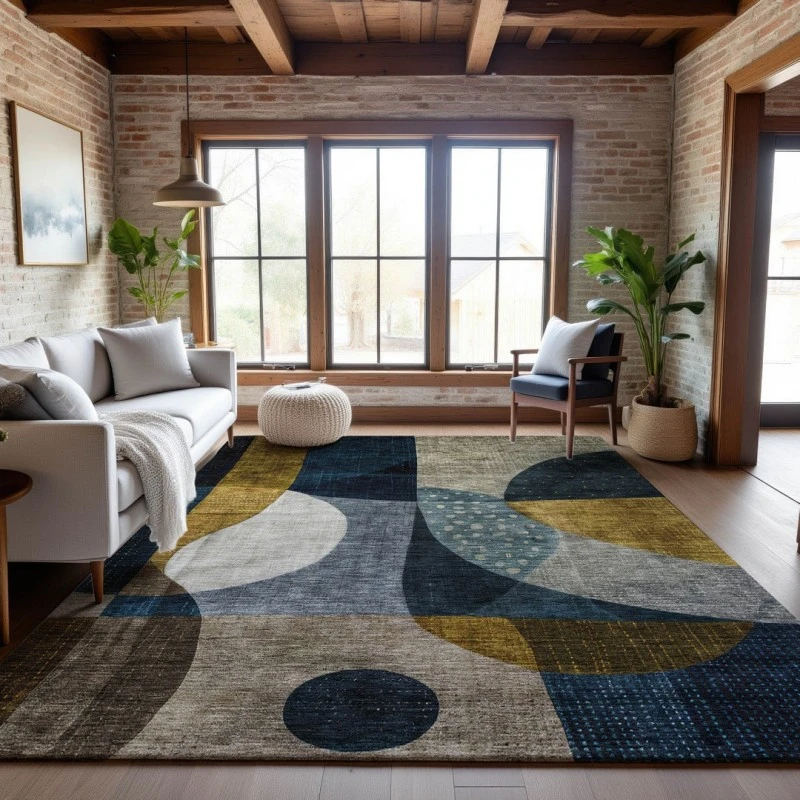 Addison Mayfield Blue AMF1124 5ft. x 7ft. 6in. Rect. Rug