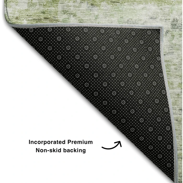 Addison Mayfield Green AMF1127 - 8ft. Round Rug