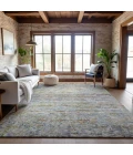 Addison Mayfield Orange AMF1127 - 8ft. Round Rug