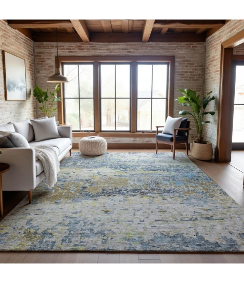 Addison Mayfield Blue AMF1129 9ft. x 12ft. Rect. Rug