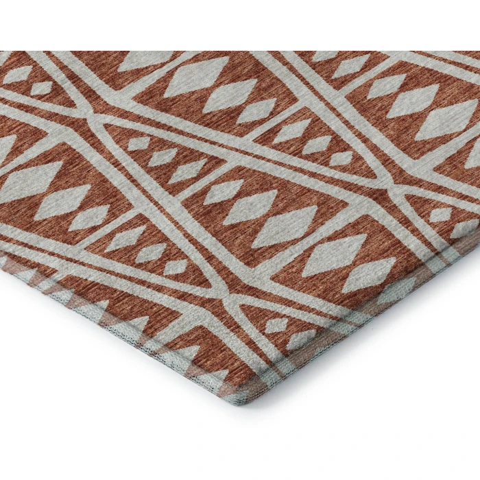 Addison Mayfield Red AMF112 - 8ft. Round Rug