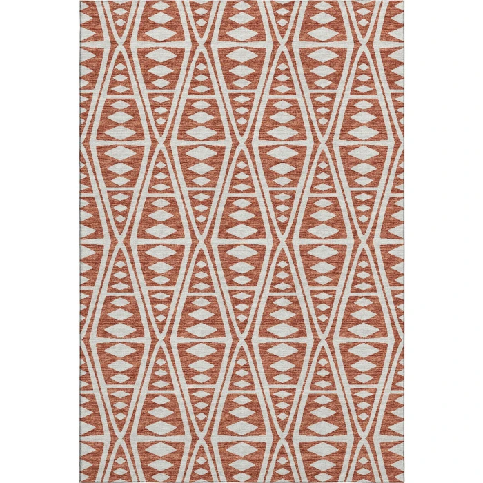 Addison Mayfield Red AMF112 - 8ft. Round Rug