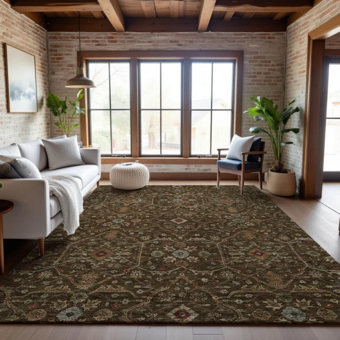 Addison Mayfield Brown AMF1130 5ft. x 7ft. 6in. Rect. Rug