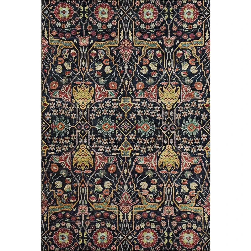 Addison Mayfield Black AMF1132 - 8ft. Round Rug