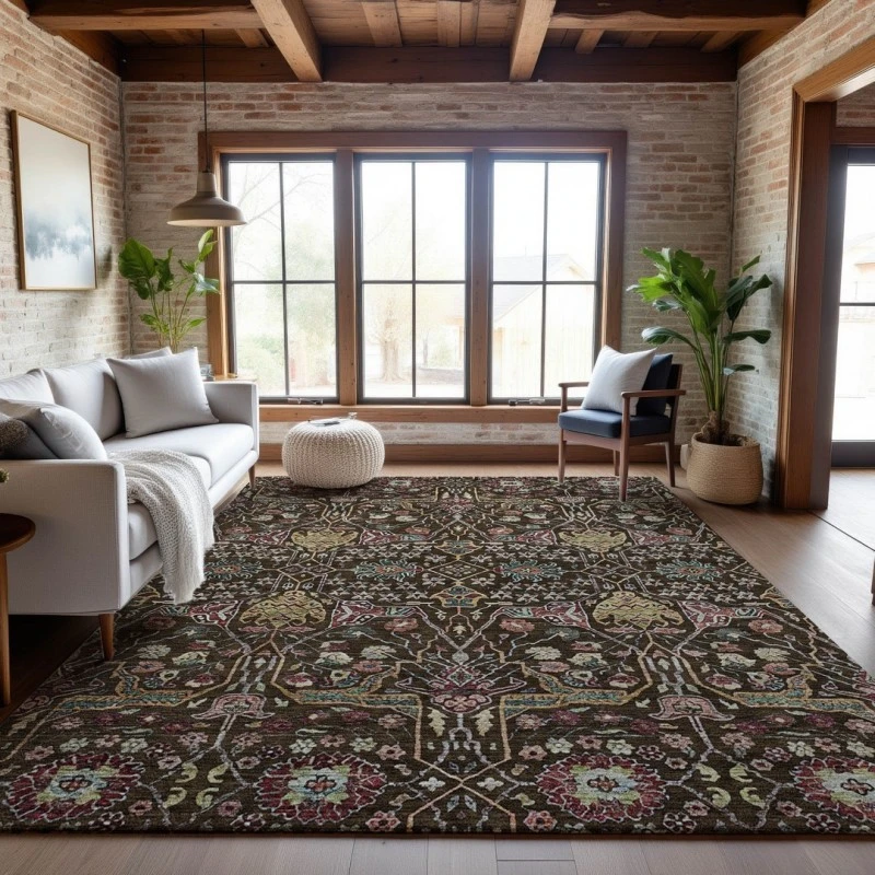 Addison Mayfield Brown AMF1132 9ft. x 12ft. Rect. Rug