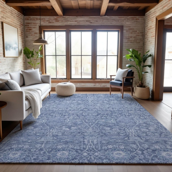 Addison Mayfield Blue AMF1133 9ft. x 12ft. Rect. Rug
