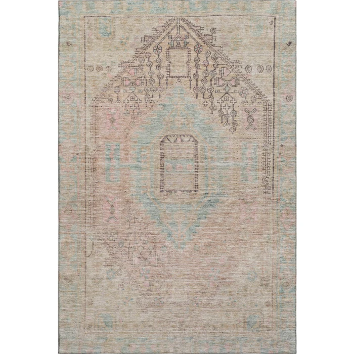 Addison Mayfield Pink AMF1134 - 8ft. Round Rug