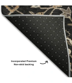 Addison Mayfield Black AMF1137 2ft. 3in. x 7ft. 6in. Rect. Rug