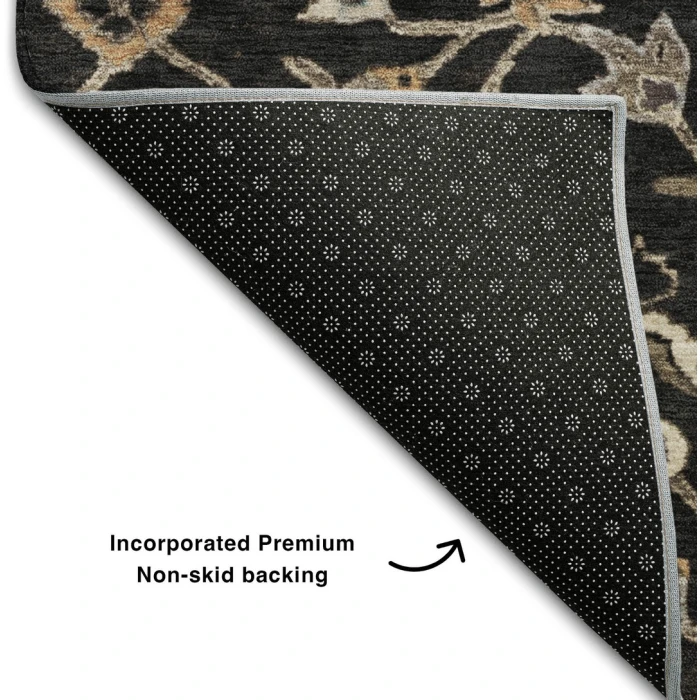 Addison Mayfield Black AMF1137 2ft. 3in. x 7ft. 6in. Rect. Rug