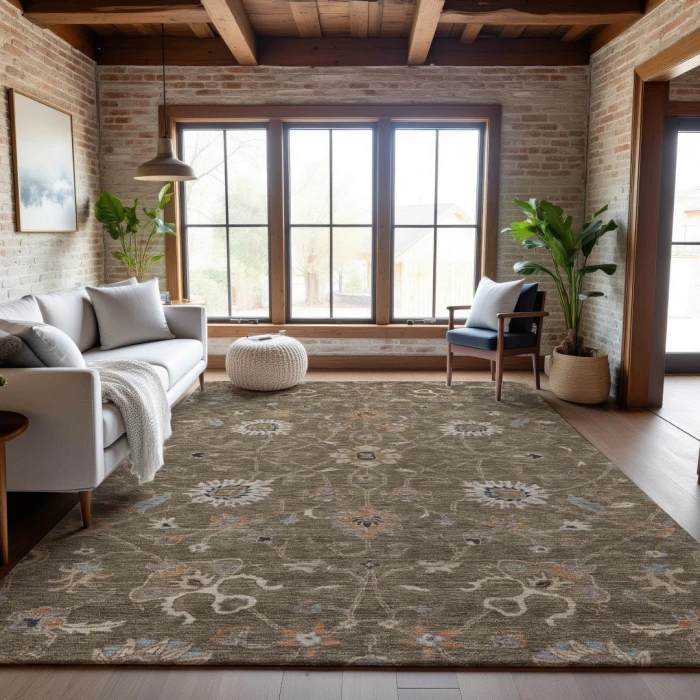 Addison Mayfield Brown AMF1137 2ft. 3in. x 7ft. 6in. Rect. Rug