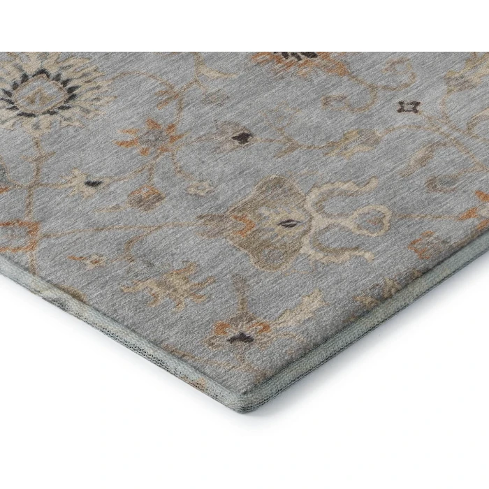 Addison Mayfield Gray AMF1137 - 8ft. Round Rug