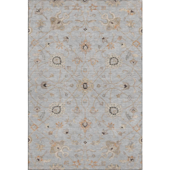 Addison Mayfield Gray AMF1137 - 8ft. Round Rug