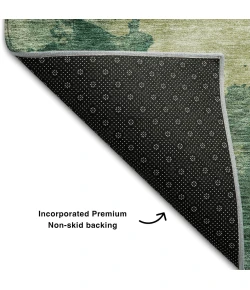 Addison Mayfield Green AMF1138 - 8ft. Round Rug