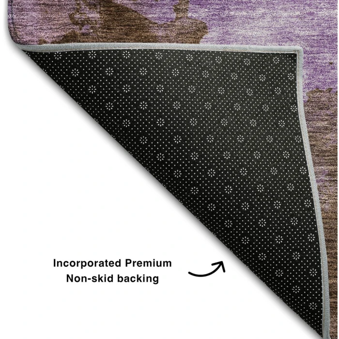 Addison Mayfield Purple AMF1138 5ft. x 7ft. 6in. Rect. Rug