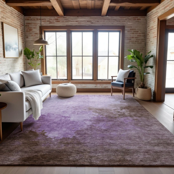 Addison Mayfield Purple AMF1138 5ft. x 7ft. 6in. Rect. Rug