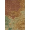 Addison Mayfield Orange AMF1138 - 8ft. Round Rug