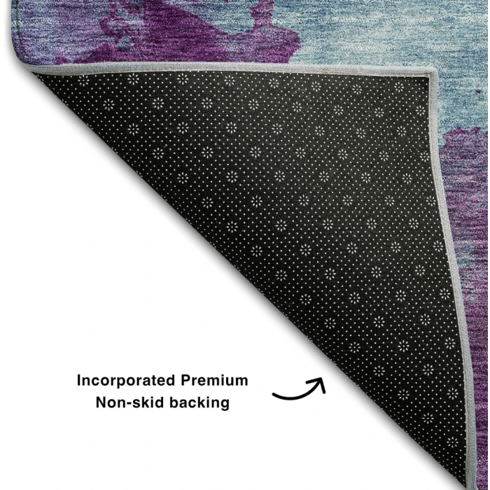 Addison Mayfield Blue AMF1138 - 8ft. Round Rug