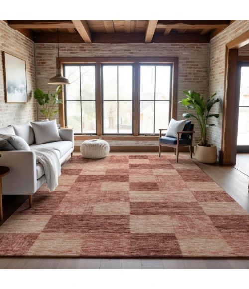 Addison Mayfield Orange AMF1139 2ft. 3in. x 7ft. 6in. Rect. Rug