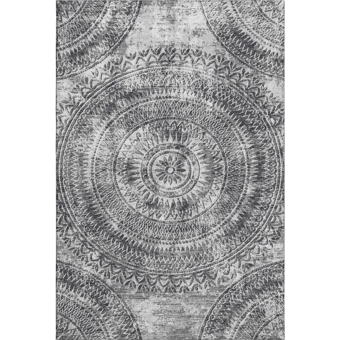 Addison Mayfield Gray AMF113 - 8ft. Round Rug