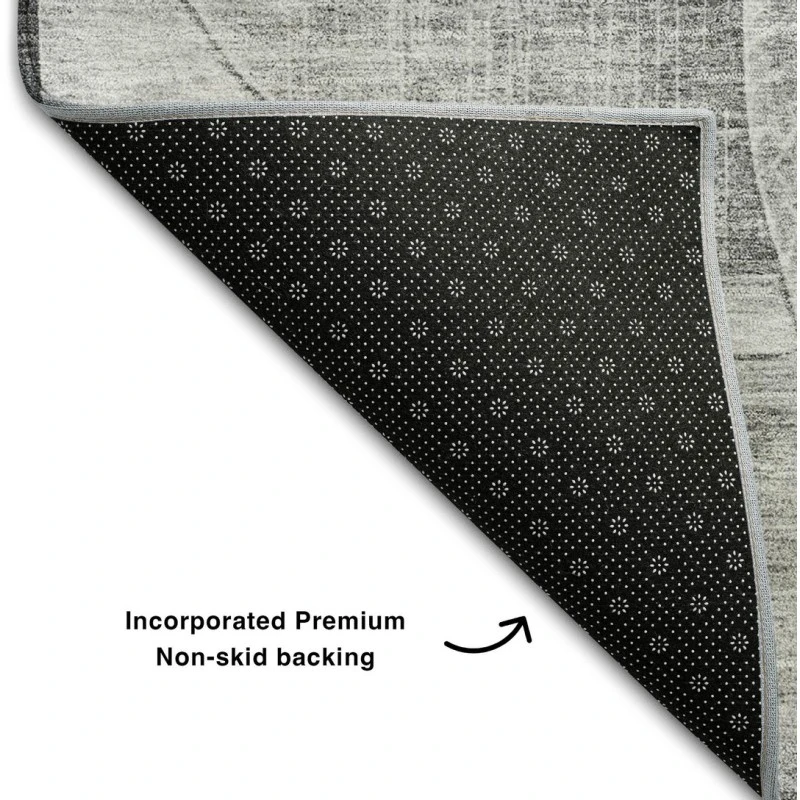Addison Mayfield Gray AMF1140 - 8ft. Round Rug