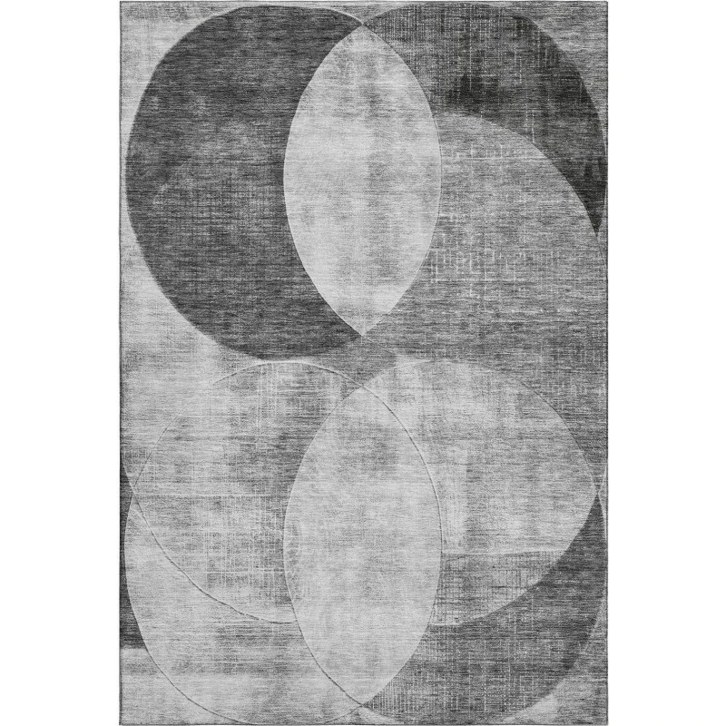 Addison Mayfield Gray AMF1140 - 8ft. Round Rug