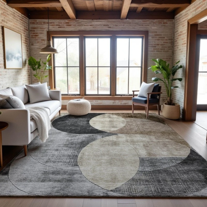 Addison Mayfield Gray AMF1140 2ft. 3in. x 7ft. 6in. Rect. Rug