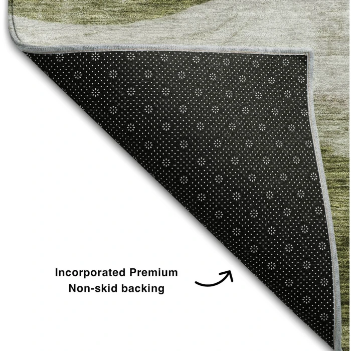 Addison Mayfield Green AMF1141 - 8ft. Round Rug